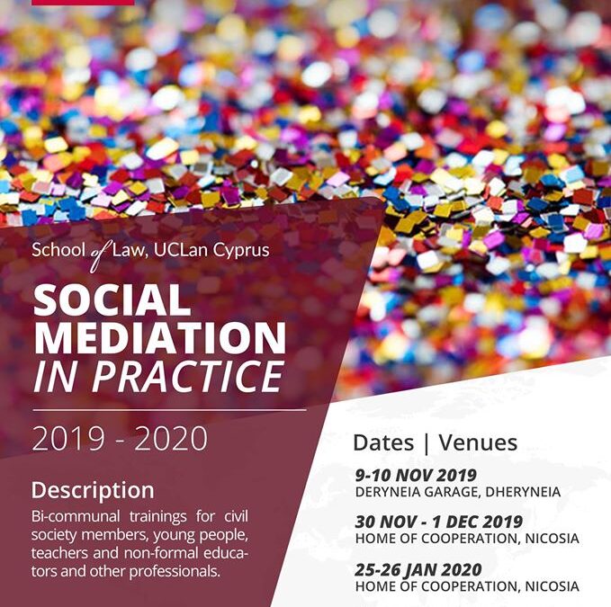 Social mediation in practice: A new project of UCLan